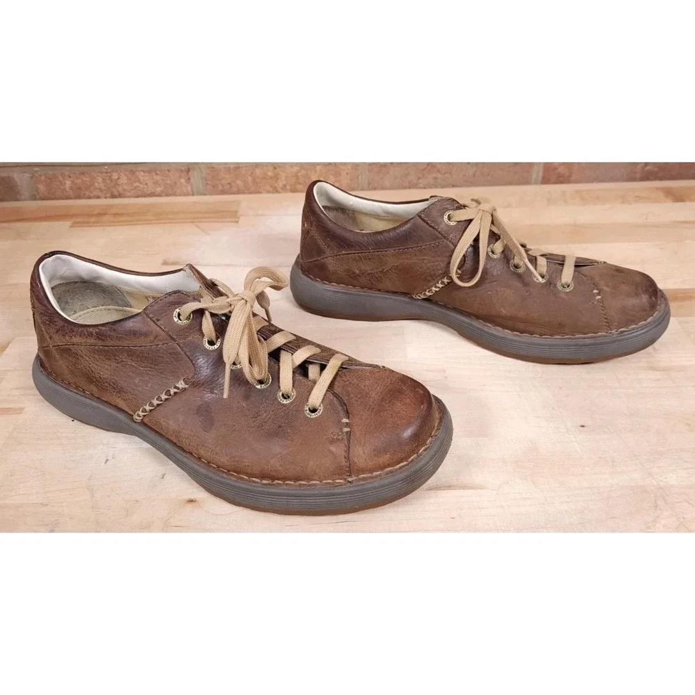 Dr Martens Mens Size 11 Shoes Oxford Leather Lace Up Brown 12478 Airwair‎